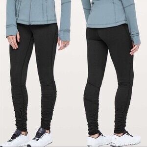 lululemon Black Ready to Rulu 28” Leggings Tights